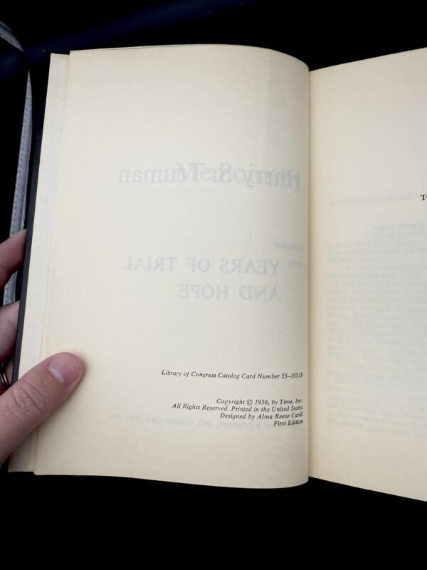 Memoirs by Harry Truman, Volume 2: Years of Trial and Hope - Image 2