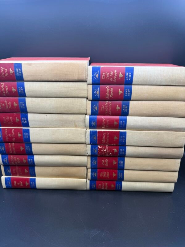 Zane Grey Hardcover Book Set: 37 Vintage Western Novels - Image 4