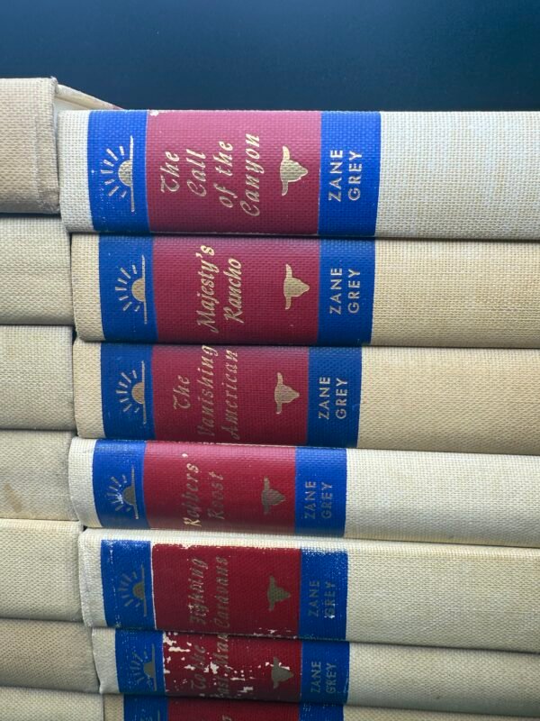 Zane Grey Hardcover Book Set: 37 Vintage Western Novels - Image 5
