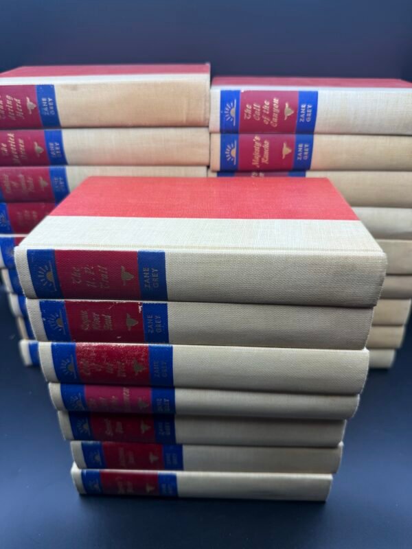 Zane Grey Hardcover Book Set: 37 Vintage Western Novels - Image 7