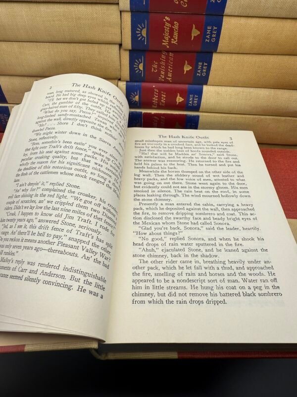 Zane Grey Hardcover Book Set: 37 Vintage Western Novels - Image 9