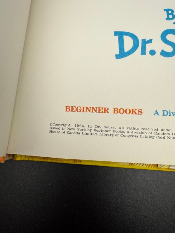 Rare Dr. Seuss Fox in Socks: 1st Edition, 1st Printing, Original Dust Jacket - Image 12