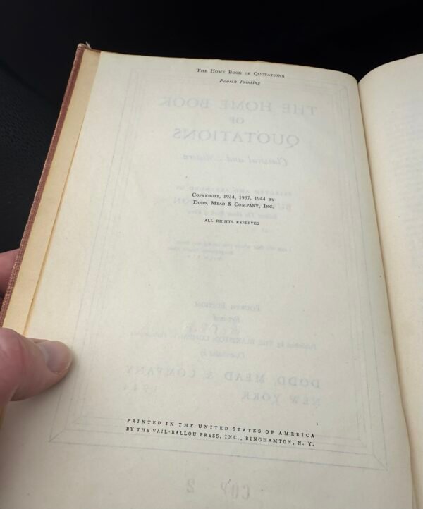 The Home Book of Quotations Classical and Modern (Hardcover) - Image 4